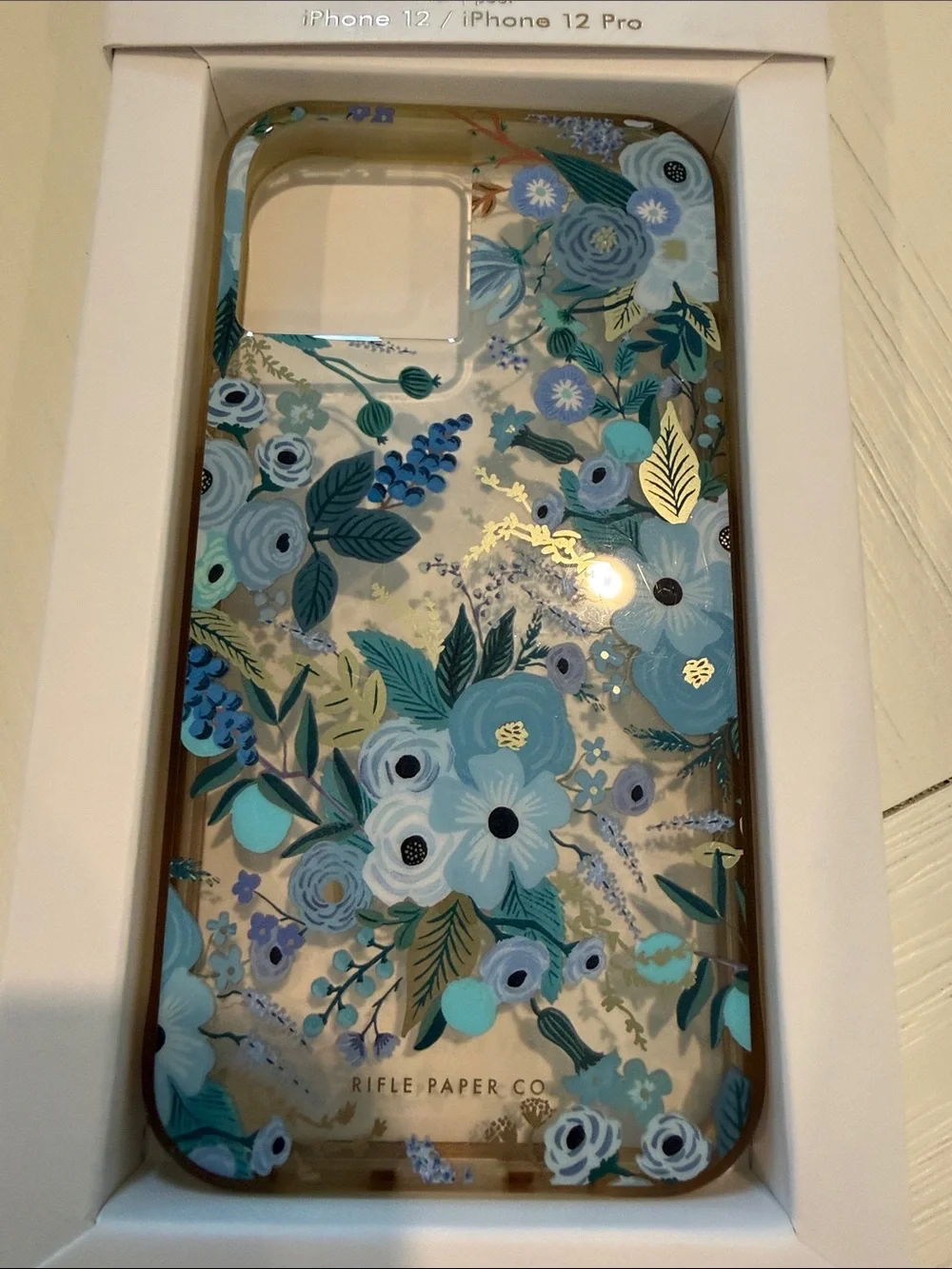 Rifle Paper Co. Blue Floral iPhone 12 / 12 Pro Case
